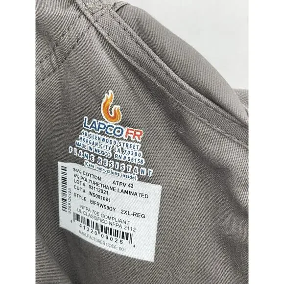 NWT LAPCO FR Flame Resistant CAT 4 Insulated Bib Overalls